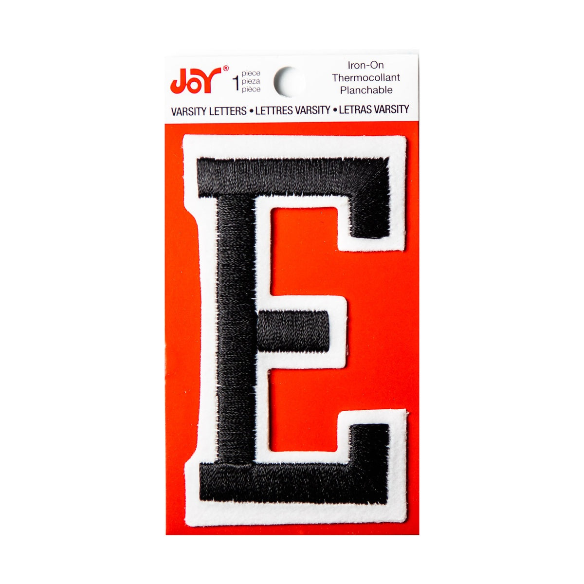 Joy Embroidered Iron-On 3 Inch Varsity Letters and Numbers