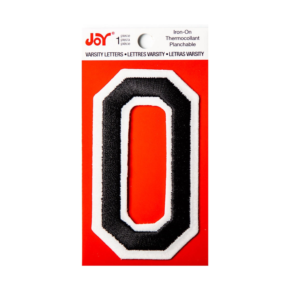 Joy Embroidered Iron-On 3 Inch Varsity Letters and Numbers