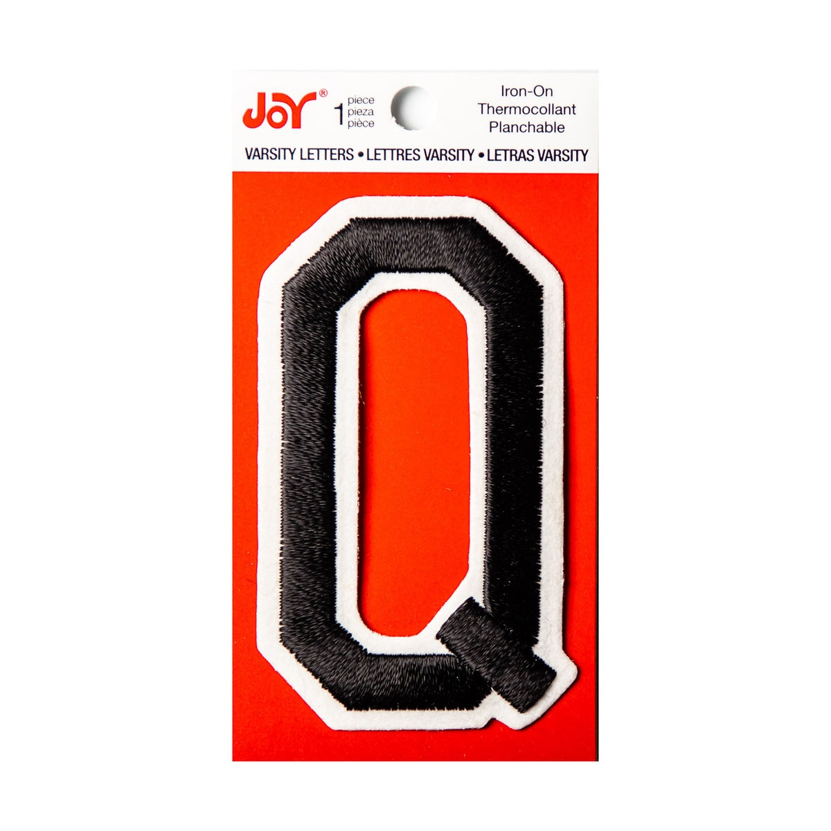 Joy Embroidered Iron-On 3 Inch Varsity Letters and Numbers
