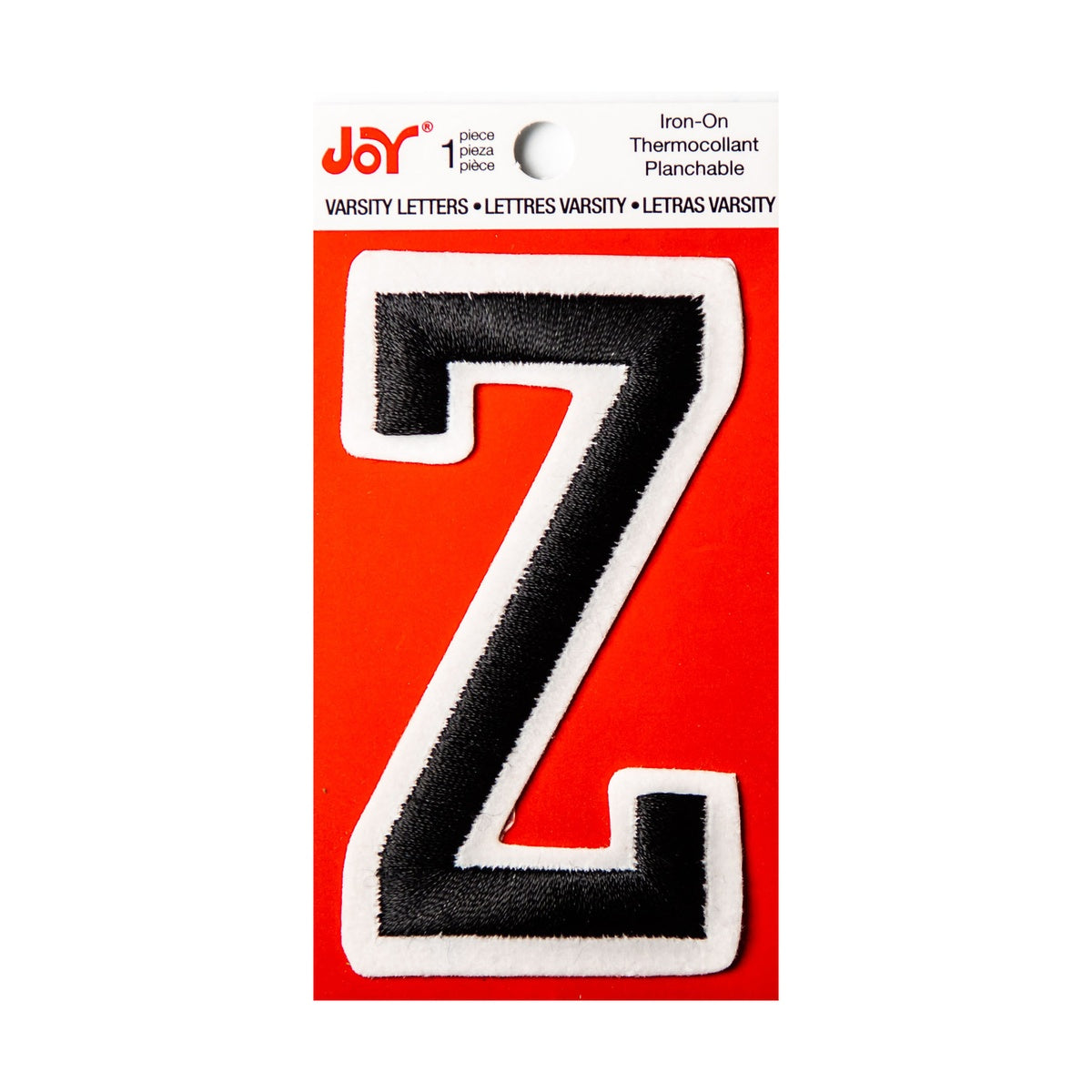 Joy Embroidered Iron-On 3 Inch Varsity Letters and Numbers