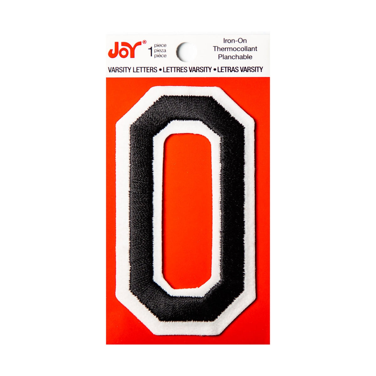 Joy Embroidered Iron-On 3 Inch Varsity Letters and Numbers