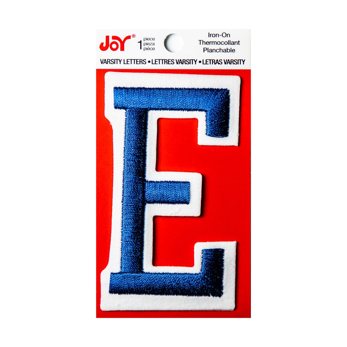 Joy Embroidered Iron-On 3 Inch Varsity Letters and Numbers