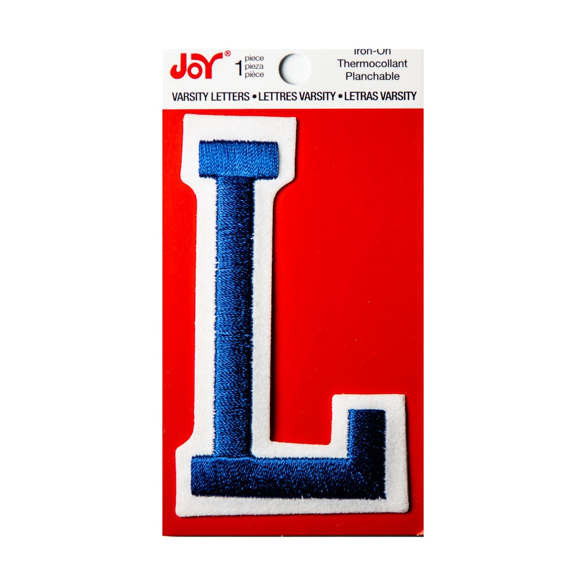 Joy Embroidered Iron-On 3 Inch Varsity Letters and Numbers