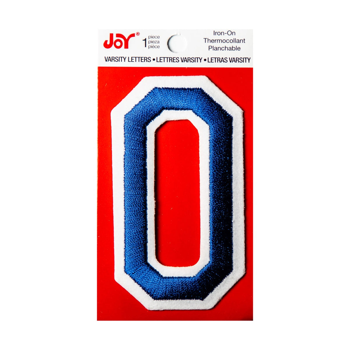 Joy Embroidered Iron-On 3 Inch Varsity Letters and Numbers