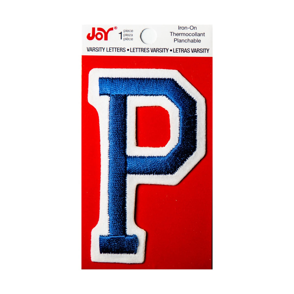 Joy Embroidered Iron-On 3 Inch Varsity Letters and Numbers