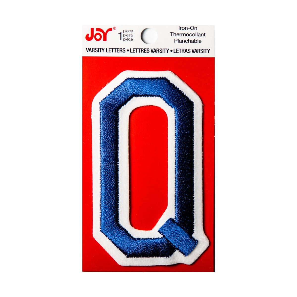 Joy Embroidered Iron-On 3 Inch Varsity Letters and Numbers
