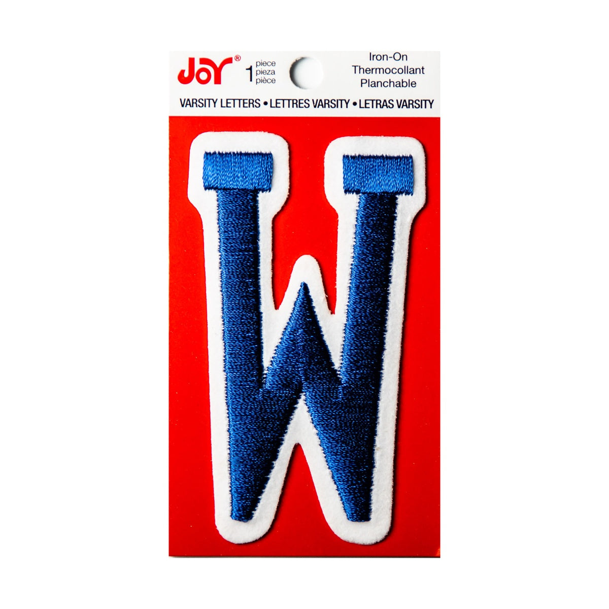Joy Embroidered Iron-On 3 Inch Varsity Letters and Numbers