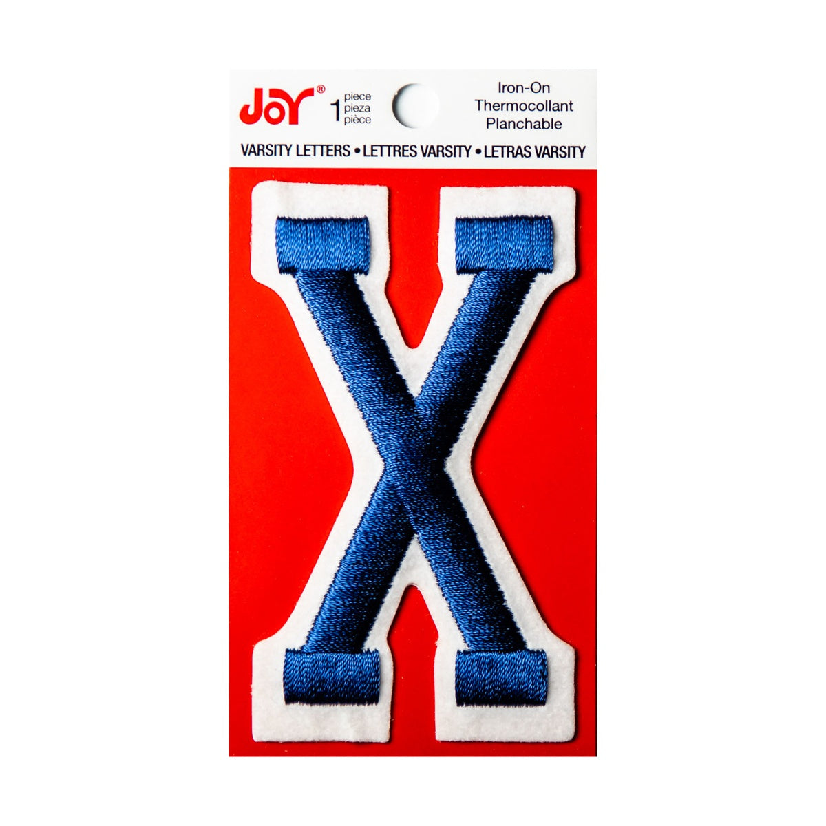 Joy Embroidered Iron-On 3 Inch Varsity Letters and Numbers