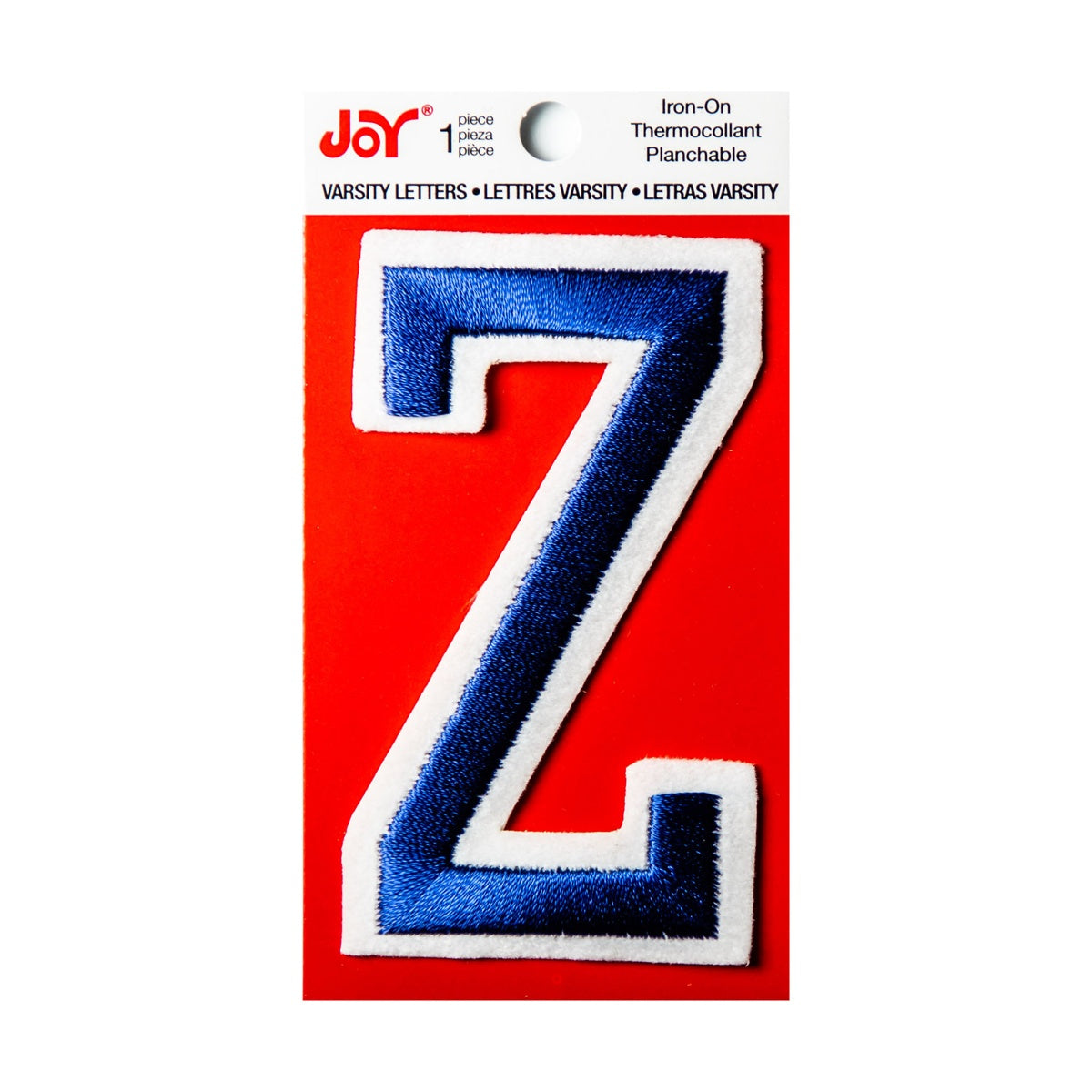 Joy Embroidered Iron-On 3 Inch Varsity Letters and Numbers