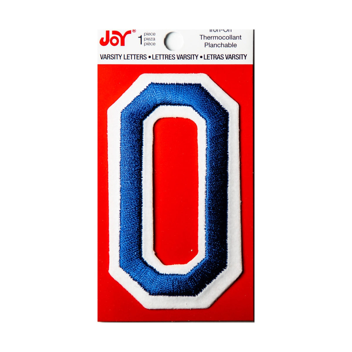 Joy Embroidered Iron-On 3 Inch Varsity Letters and Numbers