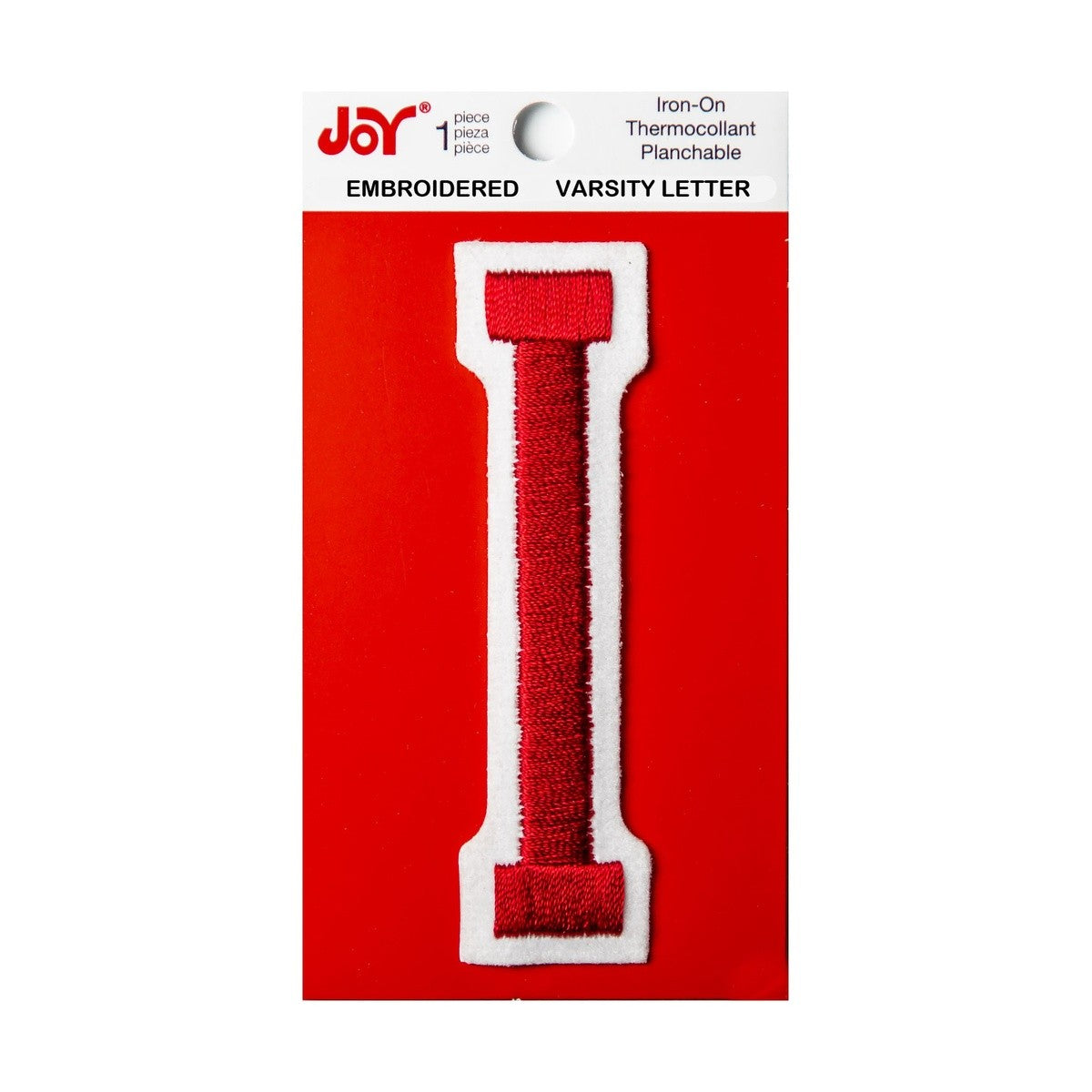 Joy Embroidered Iron-On 3 Inch Varsity Letters and Numbers