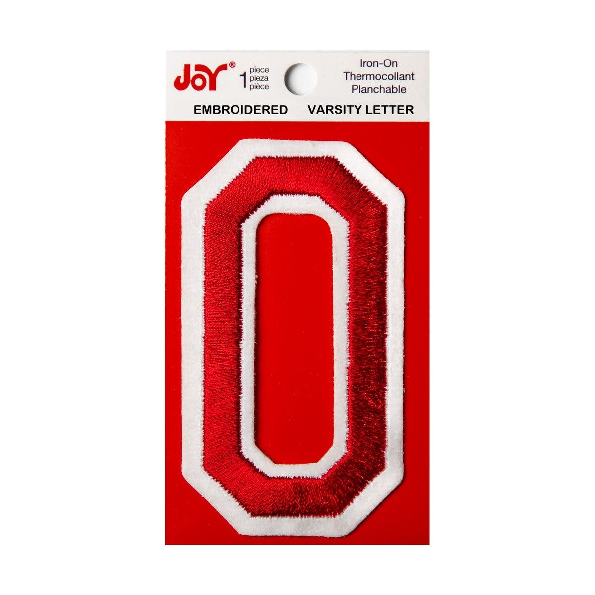 Joy Embroidered Iron-On 3 Inch Varsity Letters and Numbers
