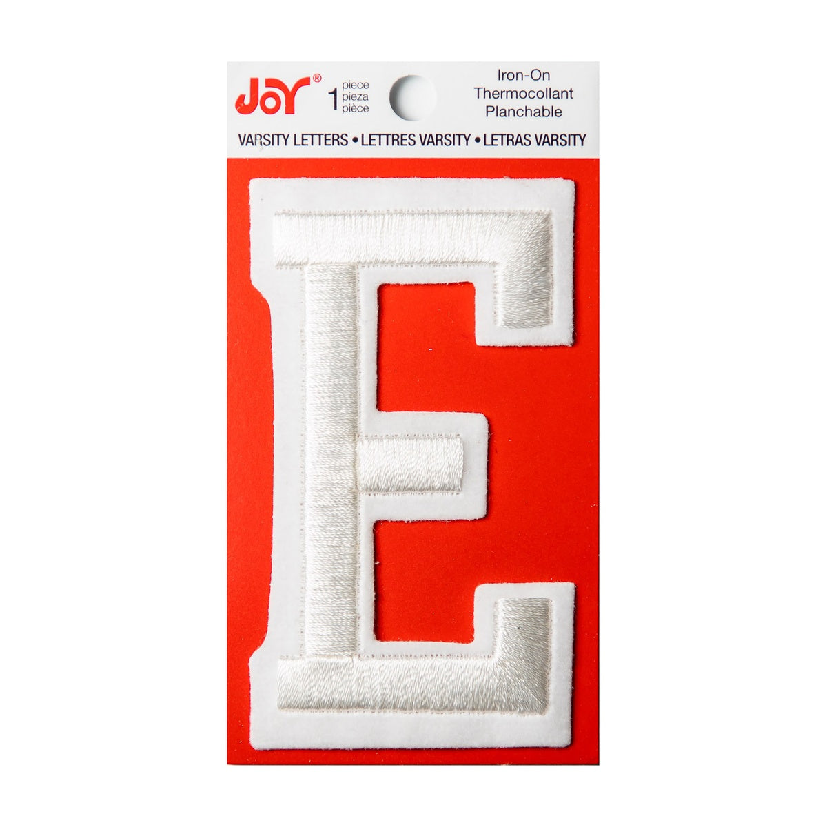 Joy Embroidered Iron-On 3 Inch Varsity Letters and Numbers