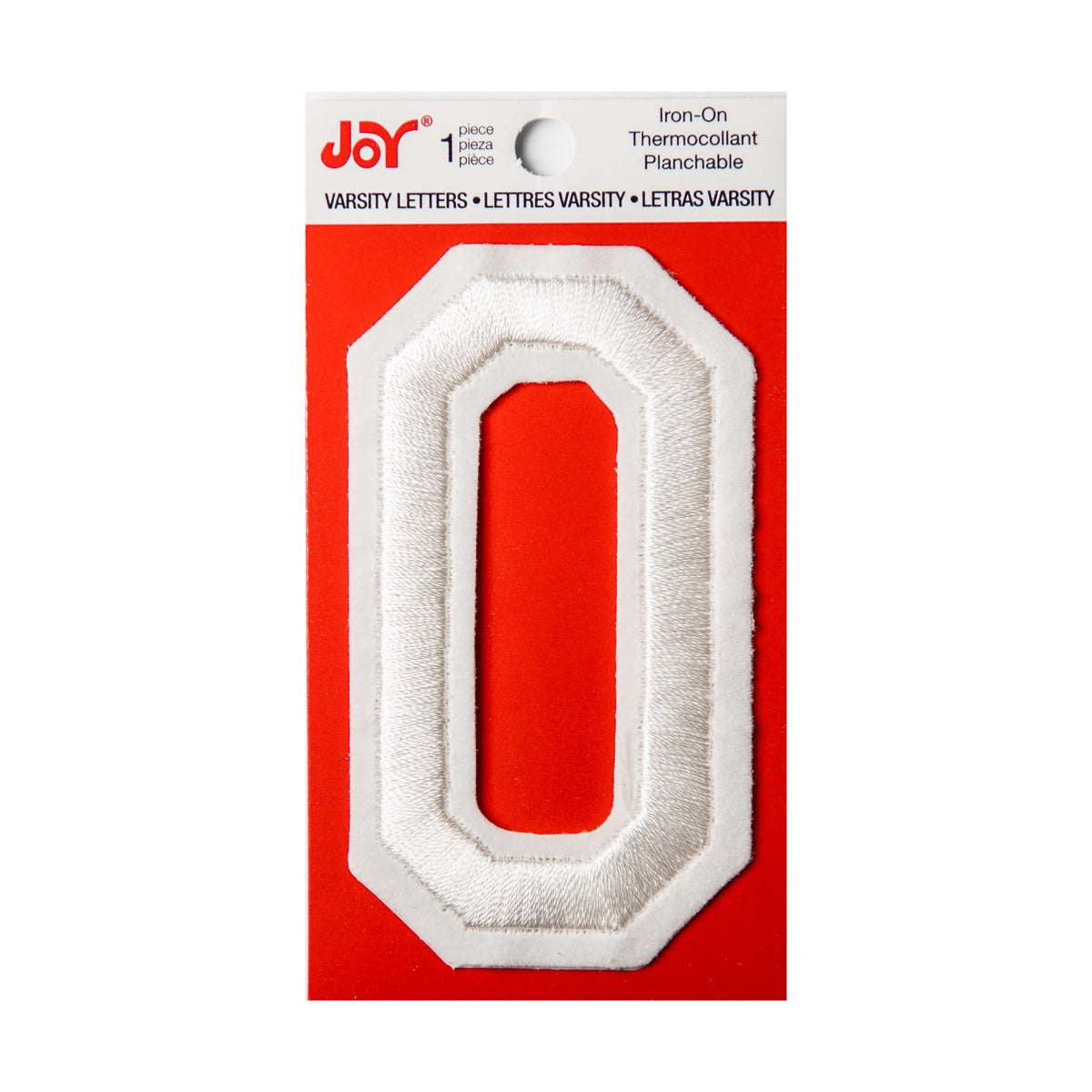 Joy Embroidered Iron-On 3 Inch Varsity Letters and Numbers