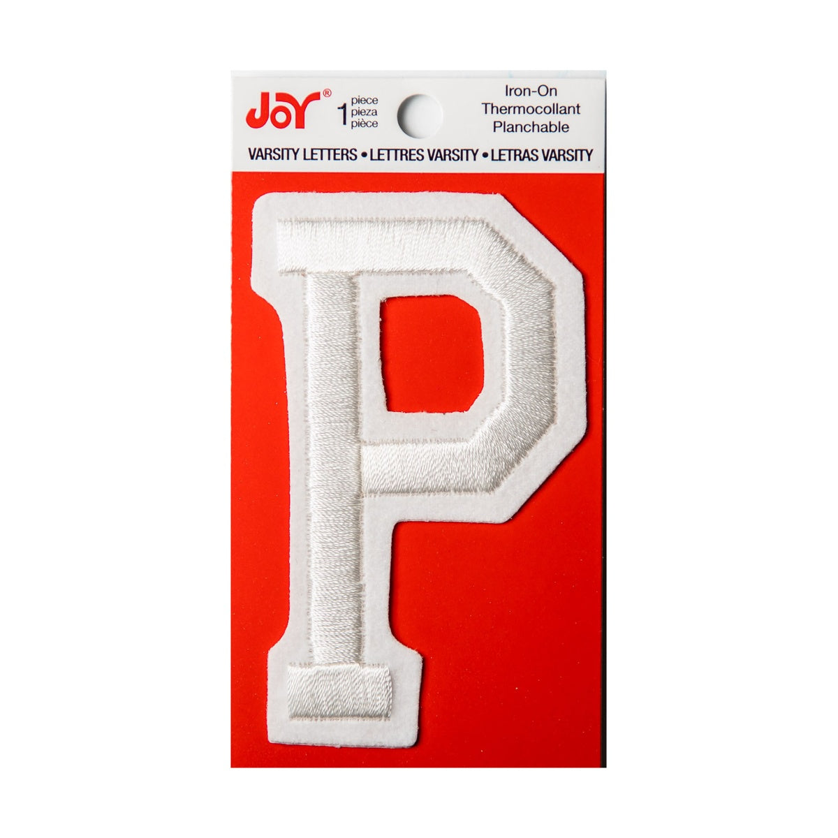 Joy Embroidered Iron-On 3 Inch Varsity Letters and Numbers