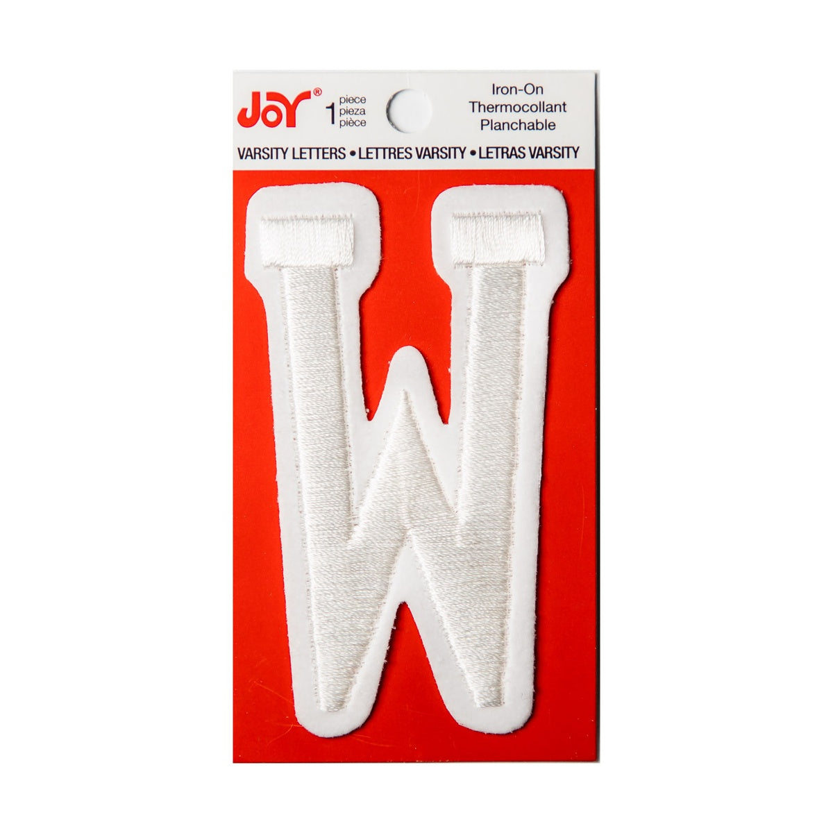 Joy Embroidered Iron-On 3 Inch Varsity Letters and Numbers