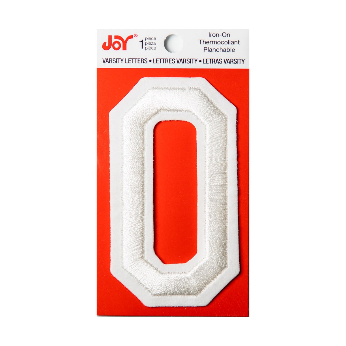 Joy Embroidered Iron-On 3 Inch Varsity Letters and Numbers